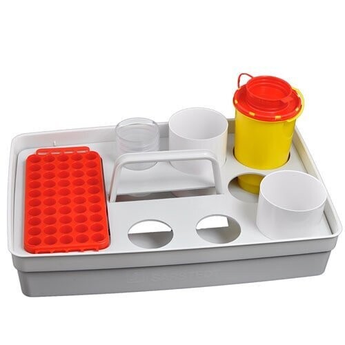 Bandeja de recogida de sangre.