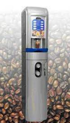 Maquina de café de vending.