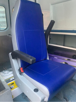 Asiento de ambulancia 1 pasajero.