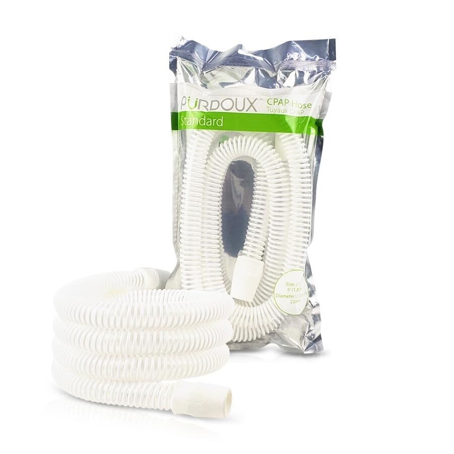 Tubos corrugados para respirador opaco.