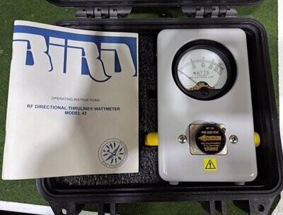 RF wattmeter Medidor de Radiofrecuencias.