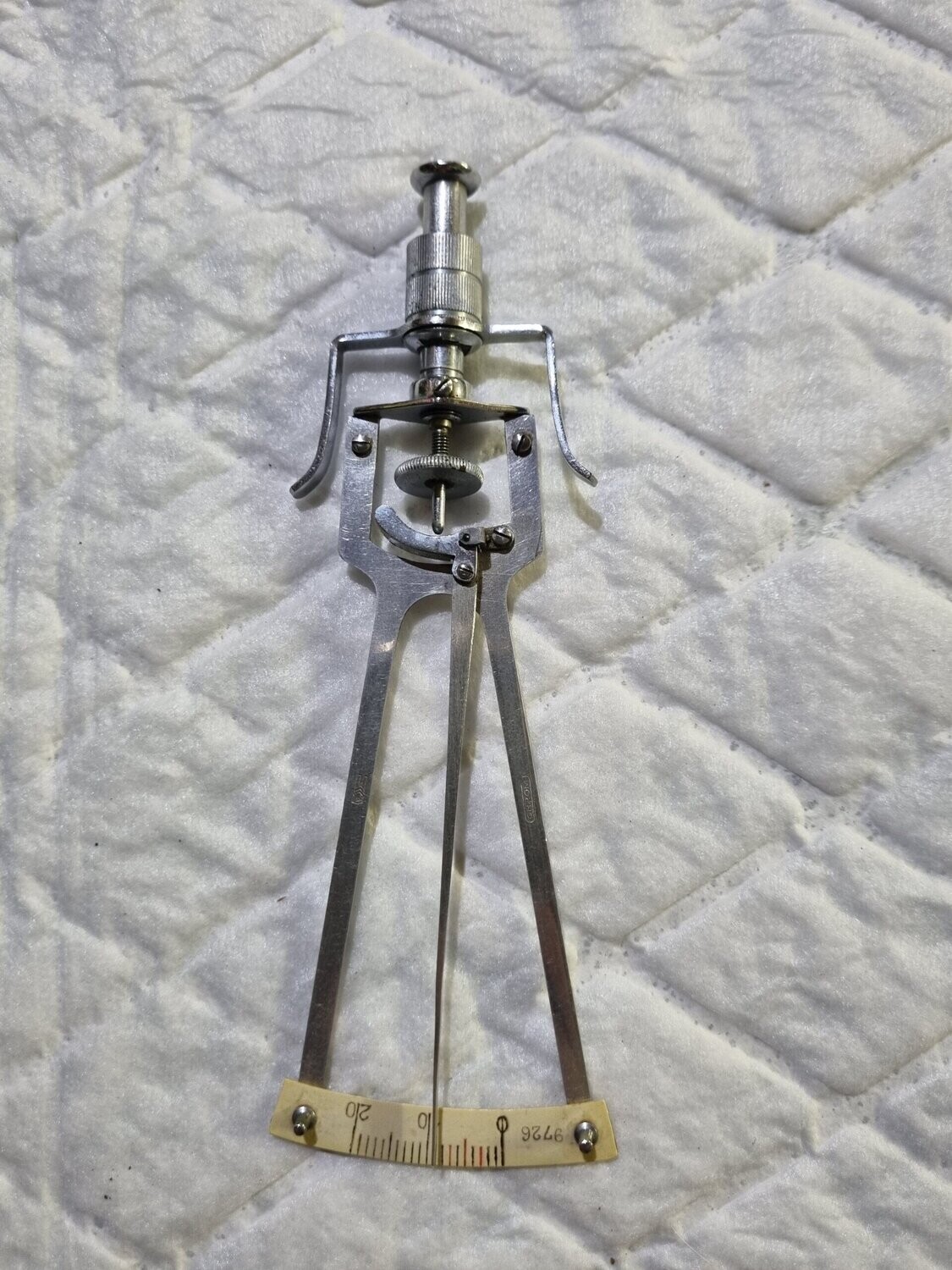 Tonómetro del doctor Schiotz-instrumento de la presión intraocular Con Estuche Duro Alemania.