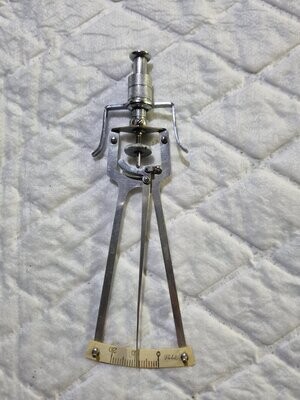 Tonómetro del doctor Schiotz-instrumento de la presión intraocular Con Estuche Duro Alemania.