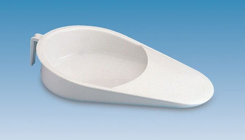 Cuña orinal sanitaria.