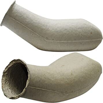 Botella orinal desechable hombre de cartón biodegradable.