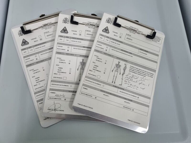 Carpetas forenses. Alquiler material forense.