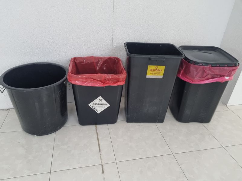 Envases biosanitarios. Alquiler contenedores de hospital.