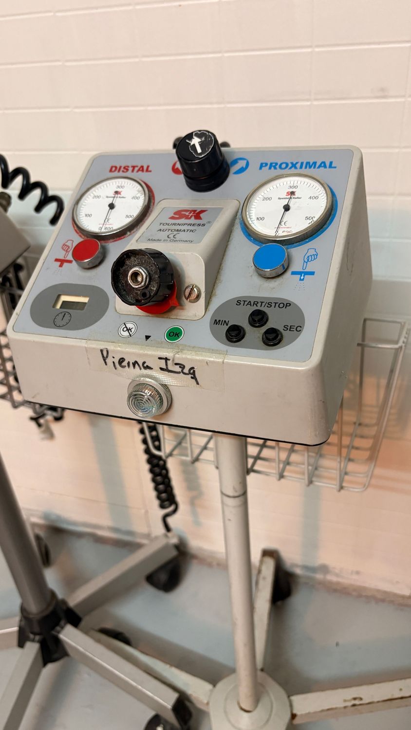 Torniquetes neumáticos. Alquiler torniquete hospitalario.