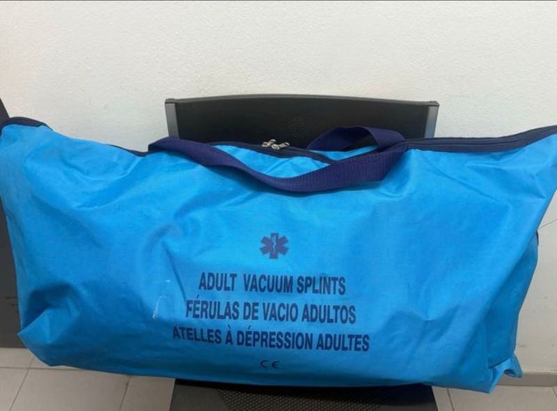Férulas de vacío de adulto. Alquiler férulas de emergencias.