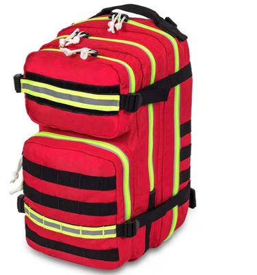 Mochila de primera intervención. Alquiler mochila de rescate. Mochila sanitaria. Alquiler atrezzo de rescate
