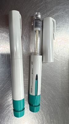 Pluma precargada de medicamento. Alquiler pluma de inyección subcutánea.