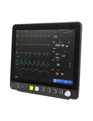 Monitor 15" con impresora y pantalla táctil. Alquiler monitor de UCI de 15 pulgadas.