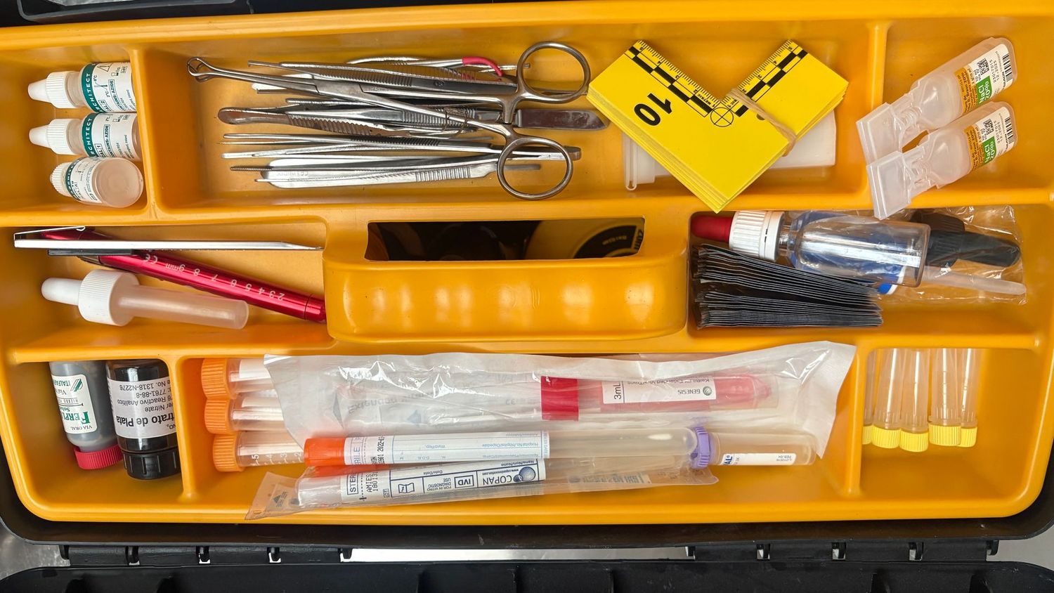Caja forense. Alquiler caja de investigación forense. Caja forense. Alquiler caja de investigación forense.