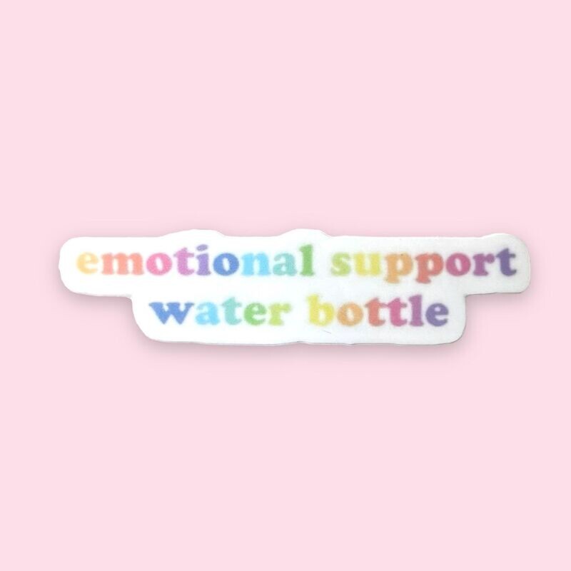 'Emotional Support Water Bottle' sticker 'Emotional Support Water Bottle' sticker