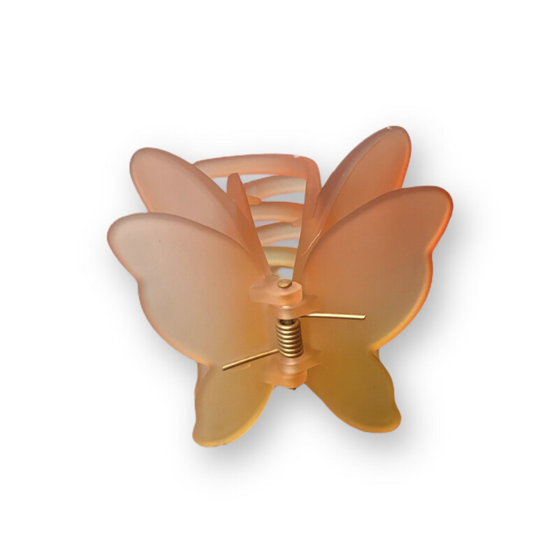 Haarklem vlinder double / orange