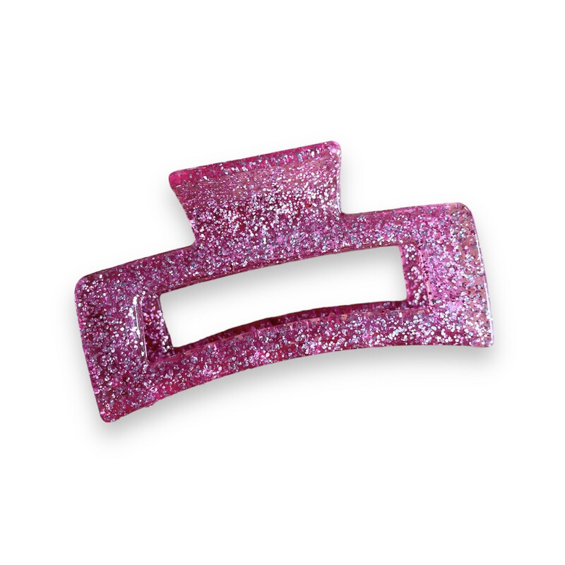 Haarklem glitter / roze