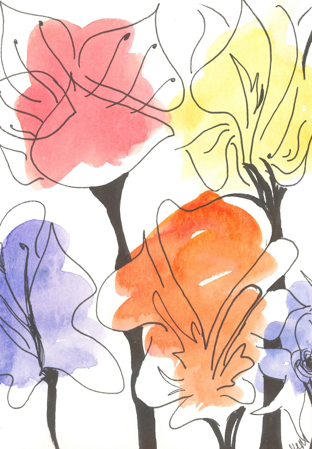 Abstract Florals