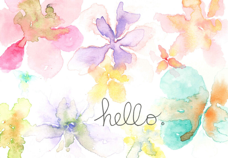 Floral Hello