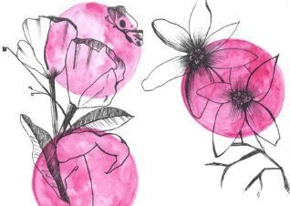 Florals in Ink
