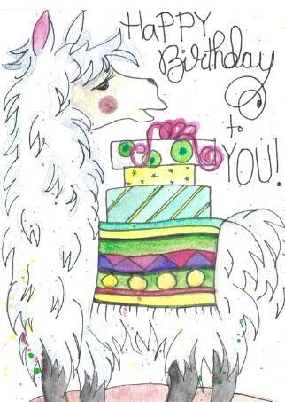 Happy Birthday Llama