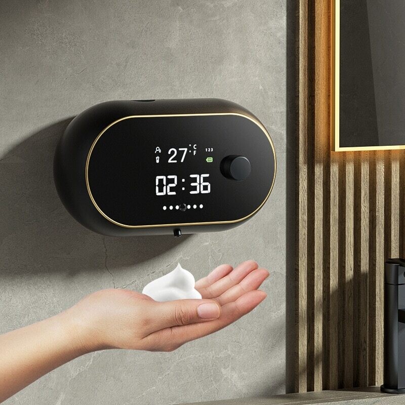 Soap Dispenser Wall Mounted Mobile Washing Machine Usb Portable Foam Automatic Induction Hand Sanitizer Liquid Soap Dispensers -