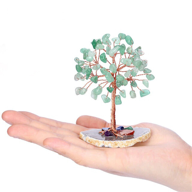 Mini Green Aventurine Crystal Tree
