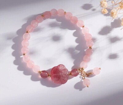 Dainty Paw Print Crystal Bracelet