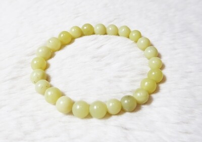 Yellow Jade Crystal Bracelet
