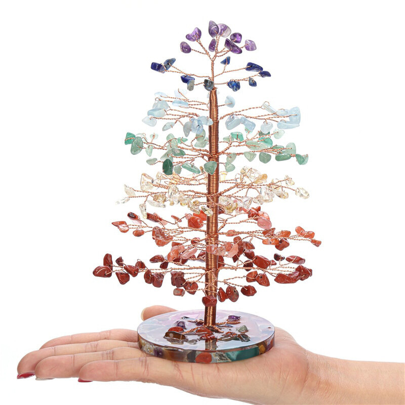 Medium Chakra Crystal Tree