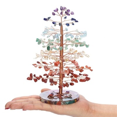 Medium Chakra Crystal Tree