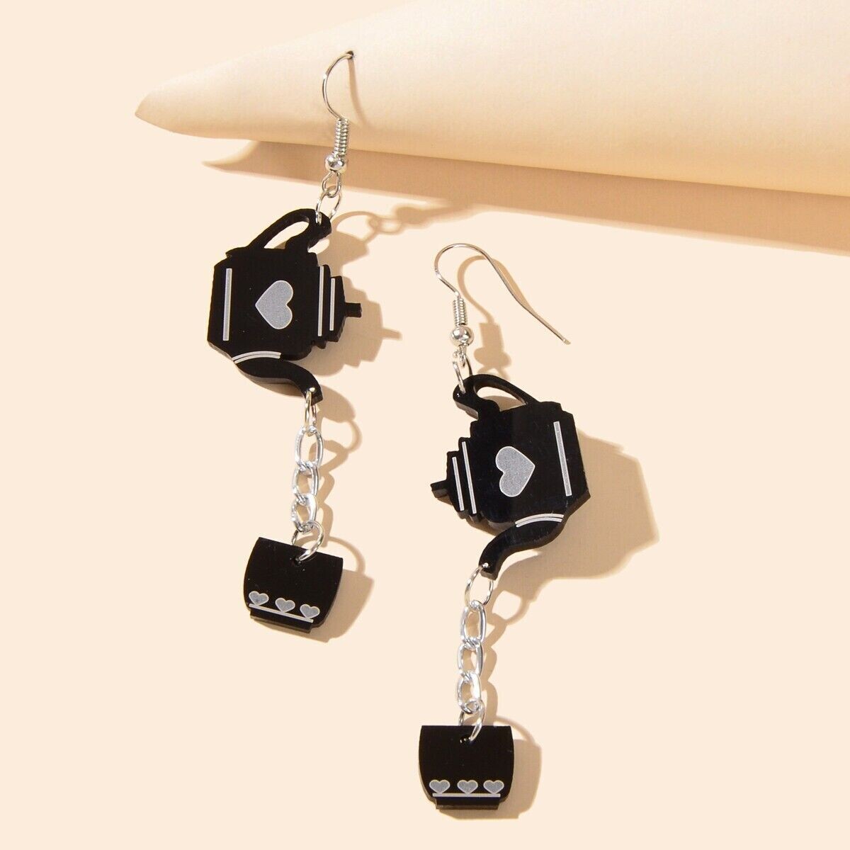Tea Coffee Drink Acrylic Earrings