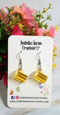 Beer Acrylic Earrings
