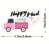 25PCS Happy Mail Stickers