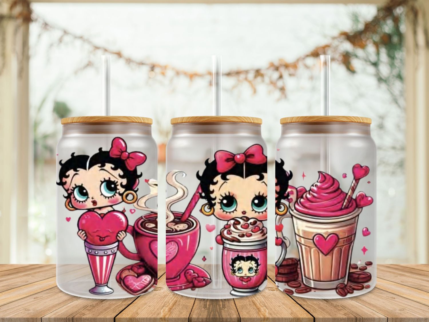 Double Sided Betty Boop Milkshake