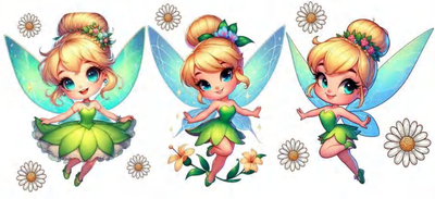 Tinkerbell With Flowers