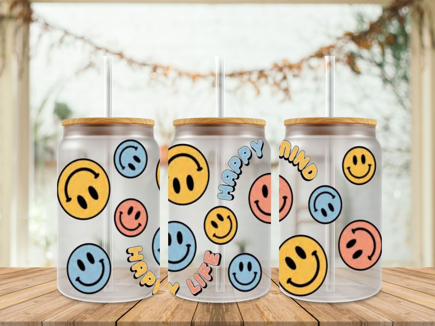 Happy Life Happy Mind Smiley