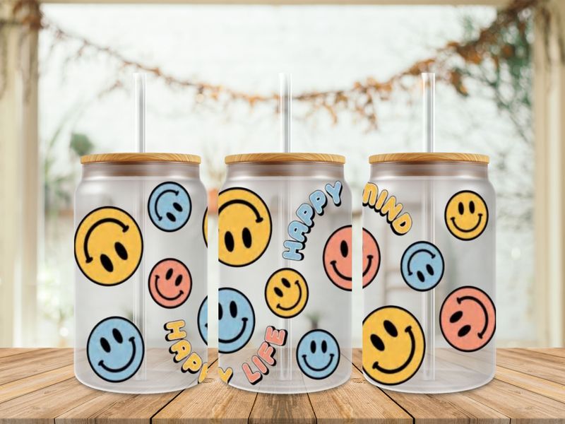 Happy Life Happy Mind Smiley