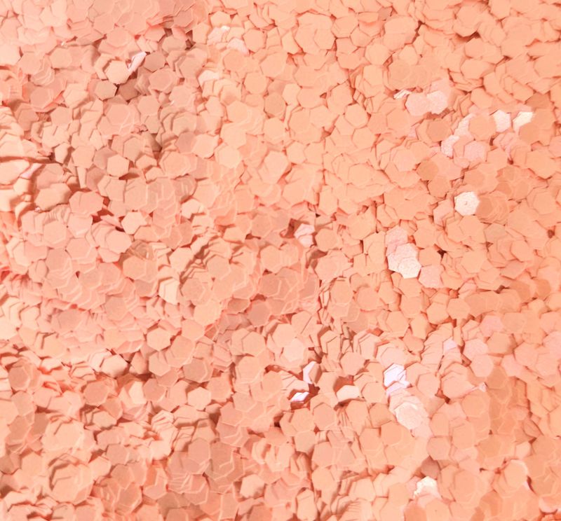 Peach Floss Chunky Glitters