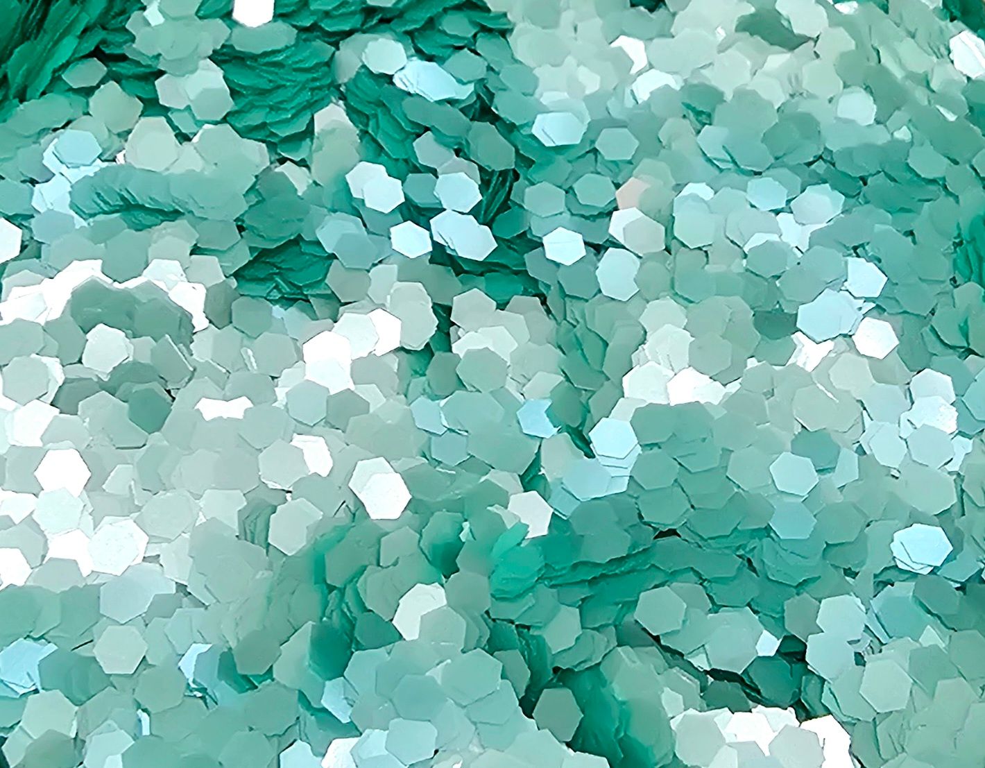 Turquoise Chunky Glitters, GRAMS: 25g
