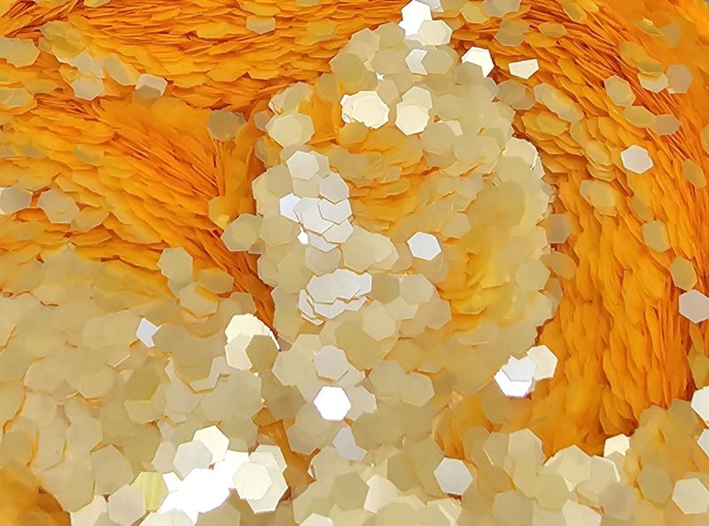 Tangerine Chunky Glitters