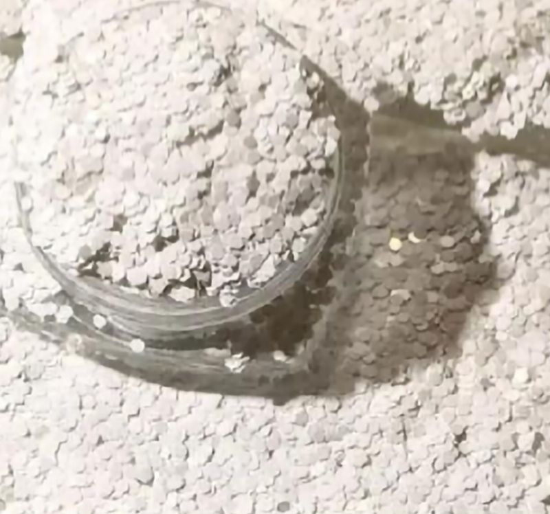 Snow White Chunky Glitters