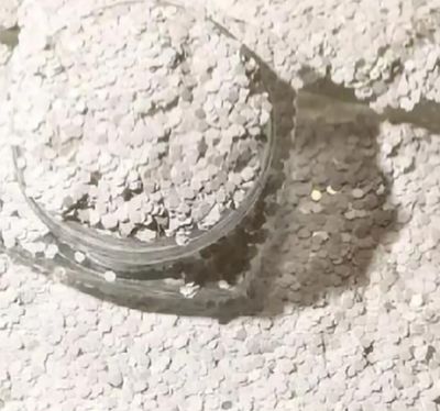 Snow White Chunky Glitters
