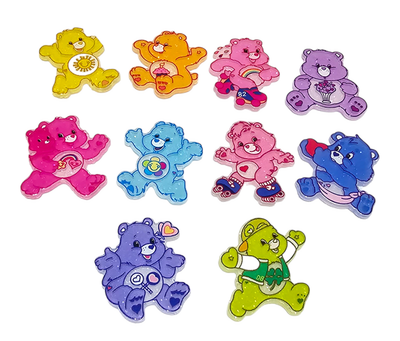 Shiny Care Bear Magnets, DESIGN: RANDOM DESIGN