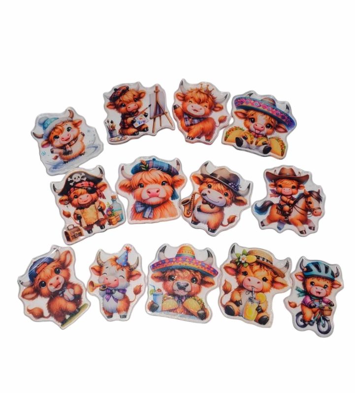 Highland Cow Magnets