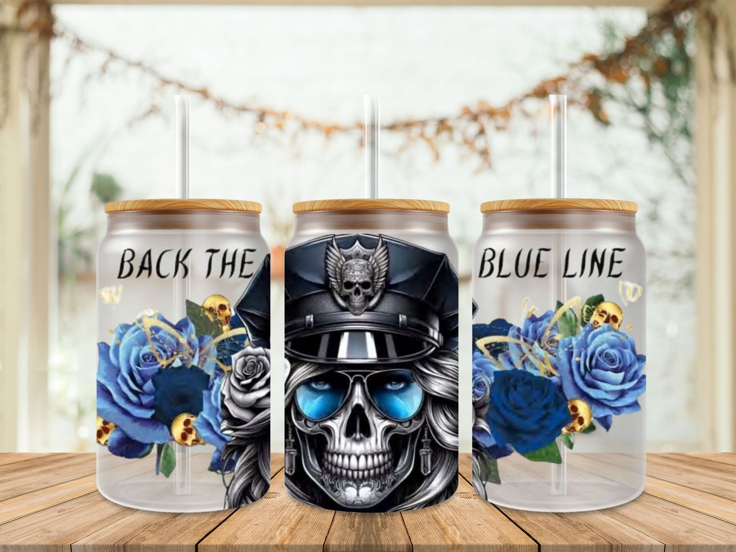 Skull Back The Blue Line