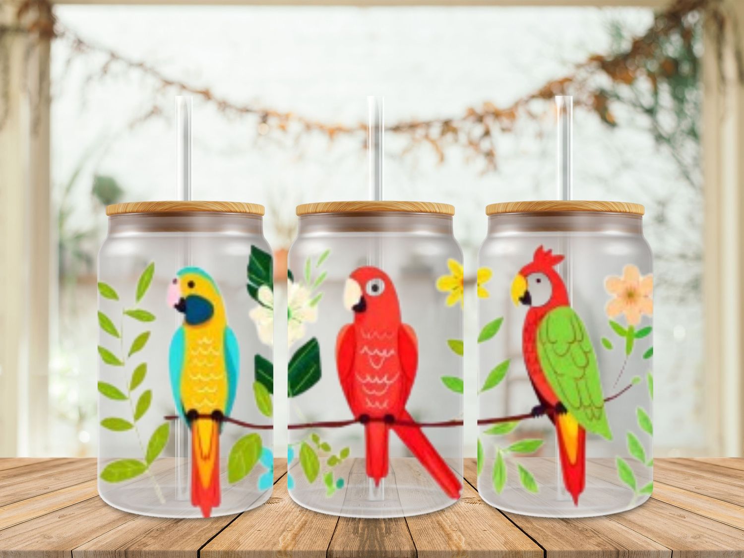 Birds Red Middle