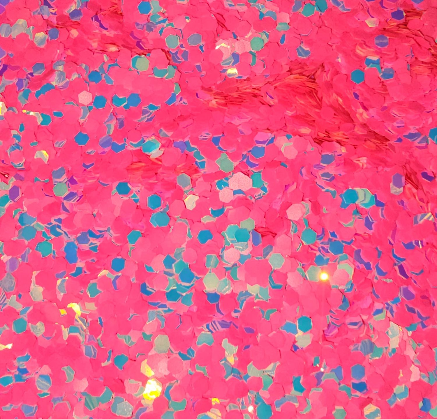 Pink Sparkle Chunky Glitters, GRAMS: 25g