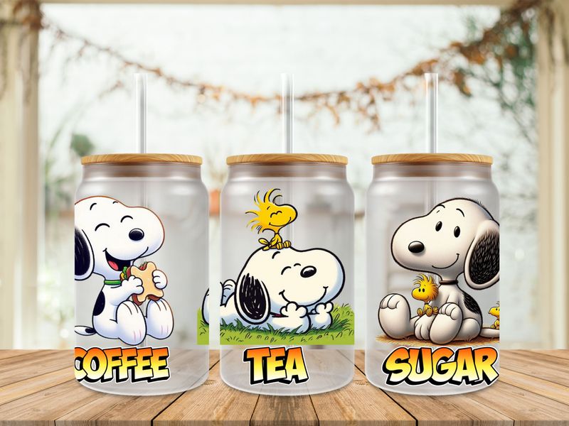 Snoopy Coffee Tea Sugar