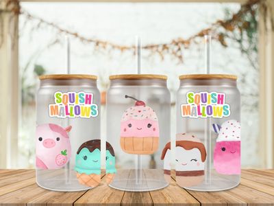 Double Sided Squishmallows Five
