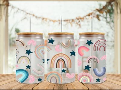 Rainbow Stars Hearts